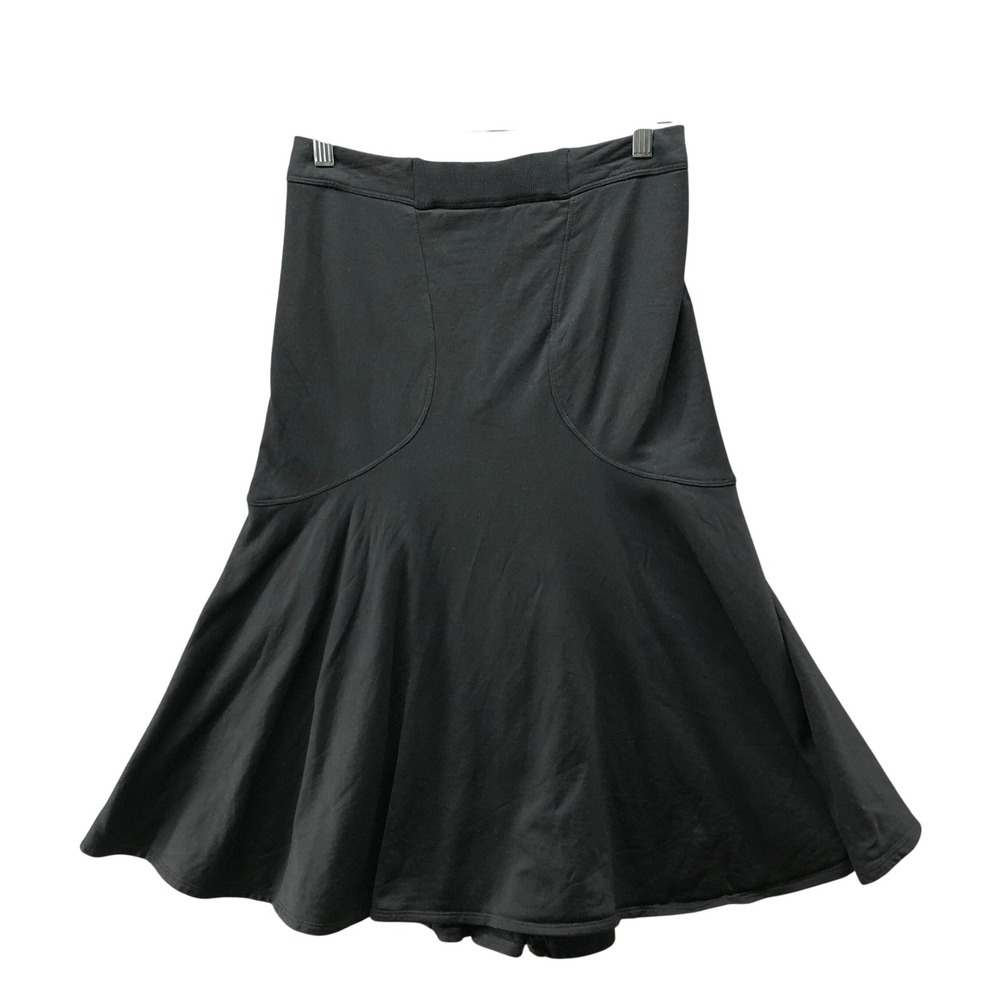 Max Mara Flared A-Line Skirt EU 38 US 4 Black Knit Trumpet Pleated Midi Formal